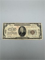 1929 Knoxville, Iowa $20 Note