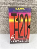 NEW - SEALED - VHS Tape -  6 Hour T-120