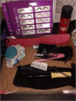 Box curling, irons, eyelashes and more.