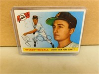 1955 Topps Windy McCall #42 Baseball Card