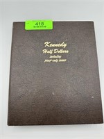 Complete Kennedy Half Dollar Book Set, includes Pr