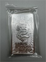 10 Troy Ounce .999 Fine Silver Bar