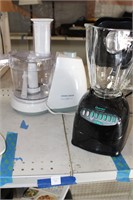 Black and Decker Food Processor and Glass Blender