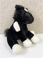 Dan Dee Plush Horse Black/White #Y395089-B