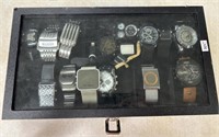 Men’s Wrist Watches and case.