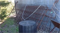 Fence panels & metal box spring