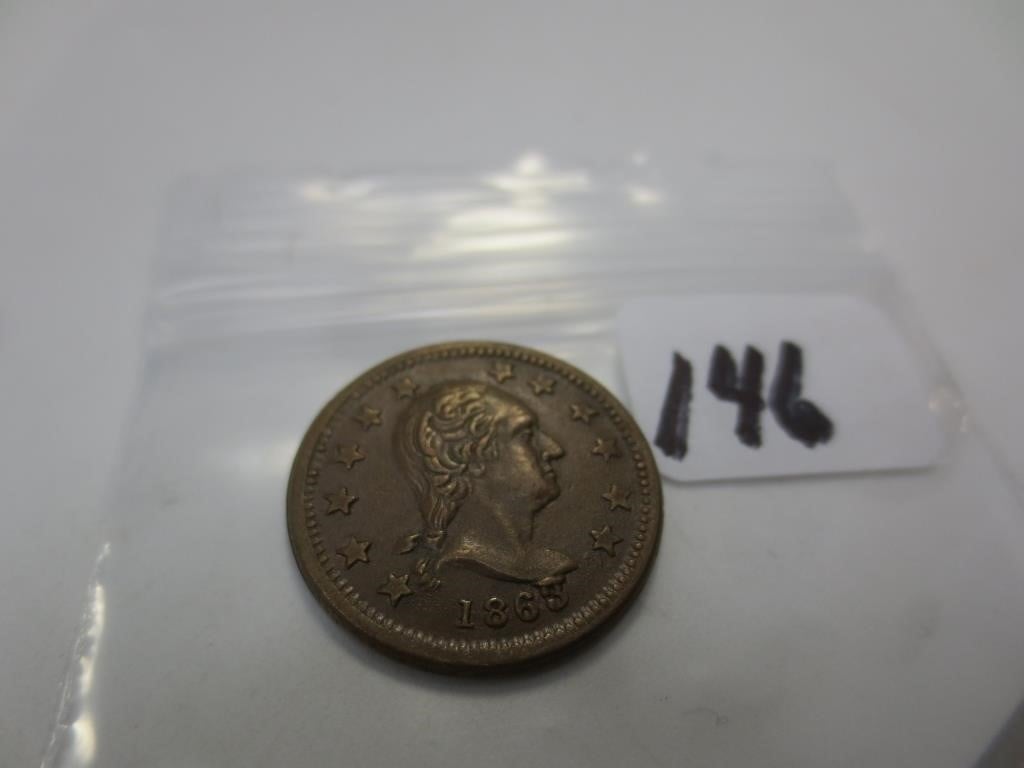 1863 Civil War token, AU