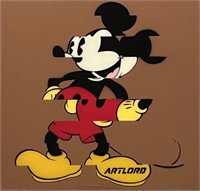 Artlord- Original on wood panel with resin "Mickey