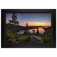 Jongas, "Emerald Bay" Framed Limited Edition on Ca