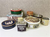 Big Lot of Metal Tins - Perfect For Candy Making