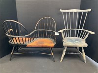Nice Hitchcock Style Salesman Sample Chairs.