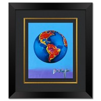 Peter Max, "Clinton Foundation" Framed One-of-a-Ki
