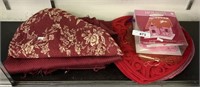 Valentine Holiday Placemats, Table Linens.