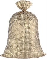 Hallmark 56" Jumbo Plastic Gift Bag (Gold