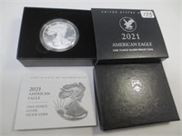 2021-W Type 2 American Silver Eagle, Proof