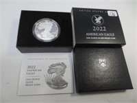 2022-W Type 2 American Silver Eagle, Proof