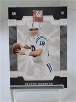 2009 Elite Peyton Manning Card