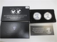2021 2-coin silver reverse proof set