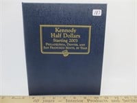 Empty Whitman Kennedy half dollar coin book