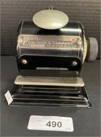 Excellent 1900s Todd Protectorgraph Check Writer.