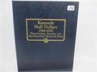 Empty Whitman Kennedy half dollar coin book
