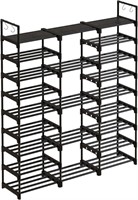 WOWLIVE 9 Tiers Large Shoe Rack Storage O