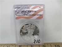 1985 American Silver Eagle, Proof-69