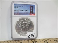 2011-S American Silver Eagle, MS-69