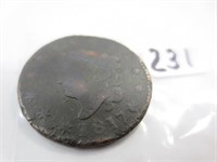 1817 Large cent, AG-3