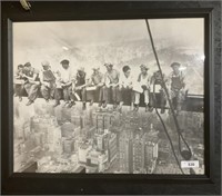 1932 New York Workers On Beam Lunch Poster.