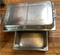 Assorted Stainless Steel Pan with Lid SEE DESCRIP