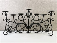 Wrought Iron Hearth Candle Holder - WOW!