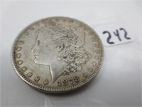 1878 7TF Morgan silver dollar, very fine