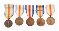 WWI FRENCH, BELGIAN, BRITISH, & ITALIAN MEDALS
