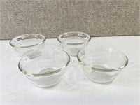 Lot of PYREX Small Clear Glass Bowls