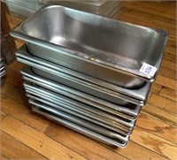 Assorted Stainless Steel Pans SEE DESCRIP