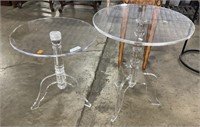 Clear Acrylic Plant Stands.