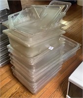 6.4 Qt Clear Food Pans SEE DESCRIP