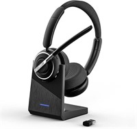 PrancyBt Bluetooth Headset, V5.2 Wireless H