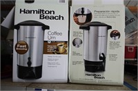 Hamilton Beach Coffee Urns (2) 45 cups max