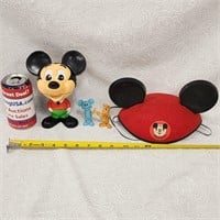 Vintage Disney Talking Mickey Mouse Toys 60's-70's
