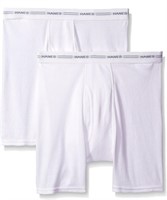 2Pcs Size Medium Hanes Mens Boxer Briefs