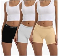 3Pcs Size Large INNERSY Women's Anti Chafing Boxer