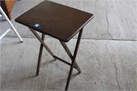 Brown Collapsible Tv Tray