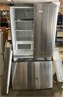 Stainless Samsung Refrigerator.