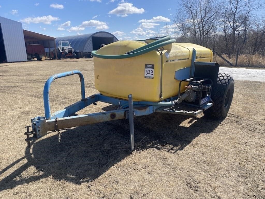 Fire Fighting Tank, Trailer & Water Pump w/ Hoses