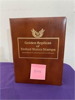 Golden replicas of United States stamps #348
