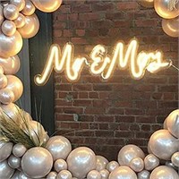 Neon Signs Mr Mrs Party LED Neon Light Sign Wall