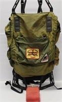 Boy Scouts Backpack with Vintage Canteen