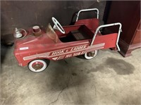 Vintage AMF Hook & Ladder Pressed Steel Pedal Car.